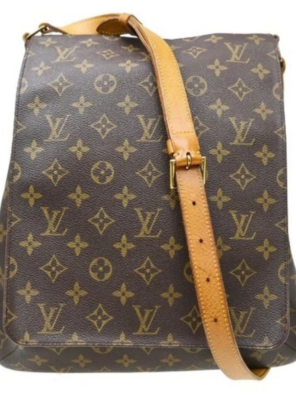 Best05 LOUIS VUITTON MUSETTE SHOULDER BAG MONOGRAM M51256 AS0071 BQ00849